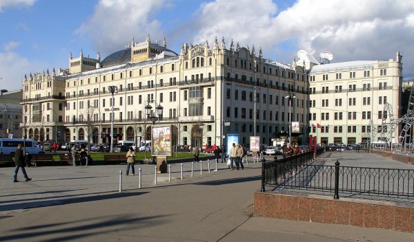 Rub the Nose of the Dog in Revolution Square, Moscow, Russia