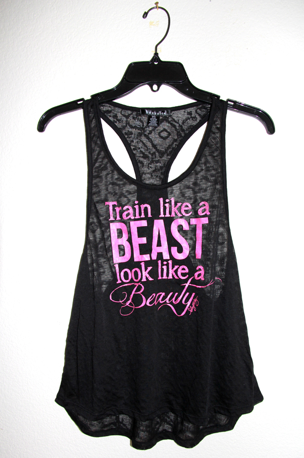 Train like a Beast Look like a Beauty Tank from Blogilates.com