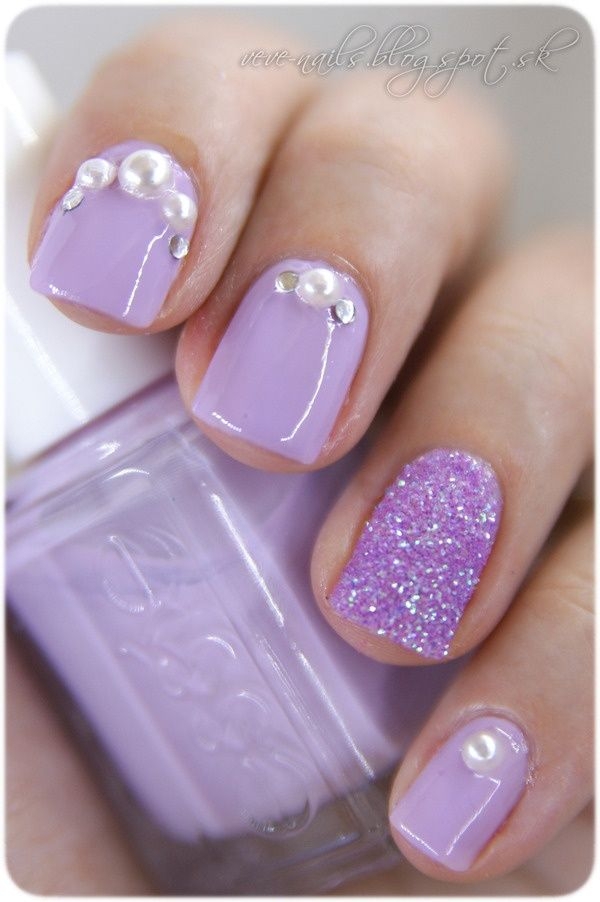 Fun Rhinestones at Your Cuticles