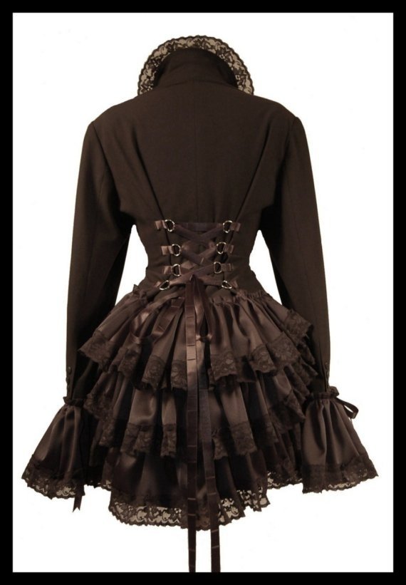 Gothic Victorian Bustle Jacket