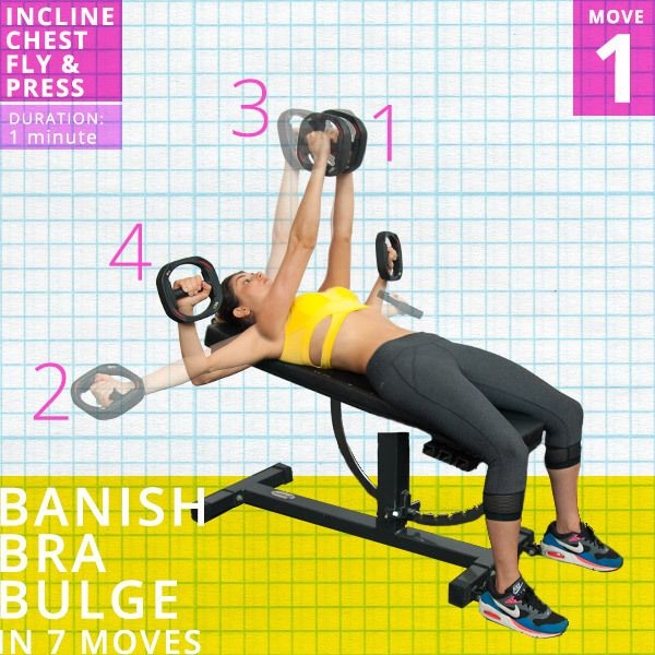 Move 1: Incline Chest Fly & Press