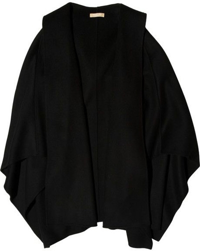 Michael Kors Hooded Wool Poncho