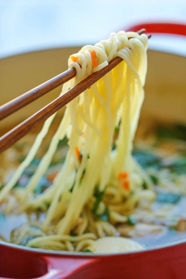 Spring Ramen Chicken Soup