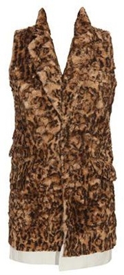 Meadham Kirchhoff Leopard Print Gilet