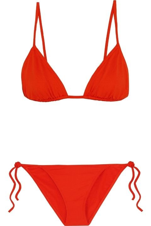 swimwear, clothing, red, undergarment, orange,