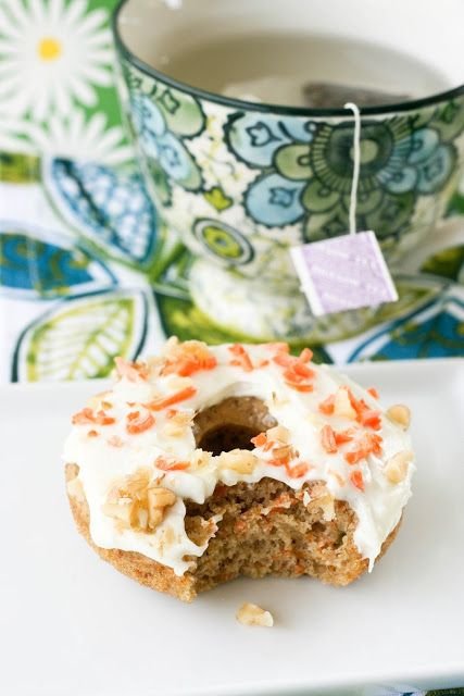 Baked Carrot Cake Donuts