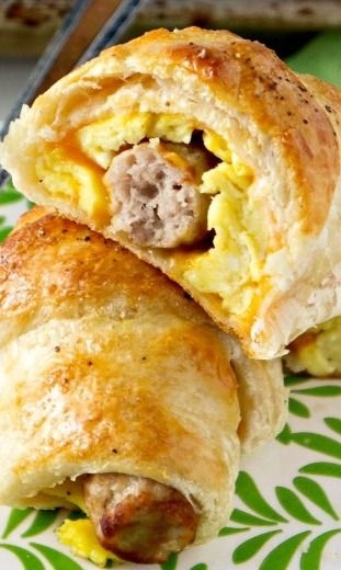 Sausage, Egg and Cheese Breakfast Roll