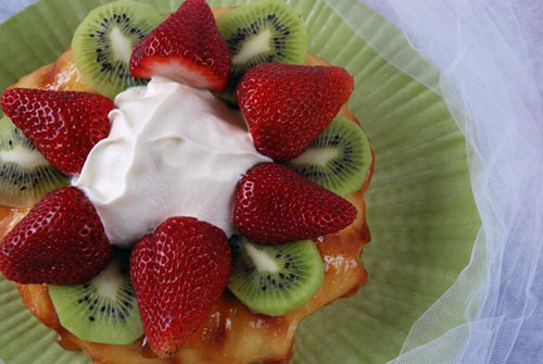 Strawberry Savarin