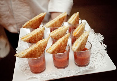 Mini Grilled Cheese & Tomato Soup Shooters