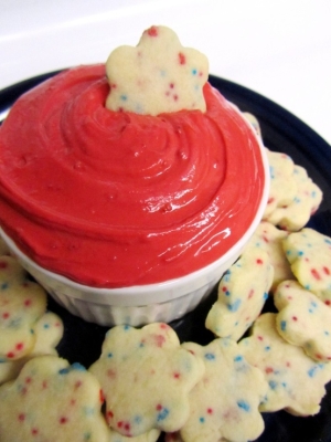 Red Velvet Cake Batter Dip