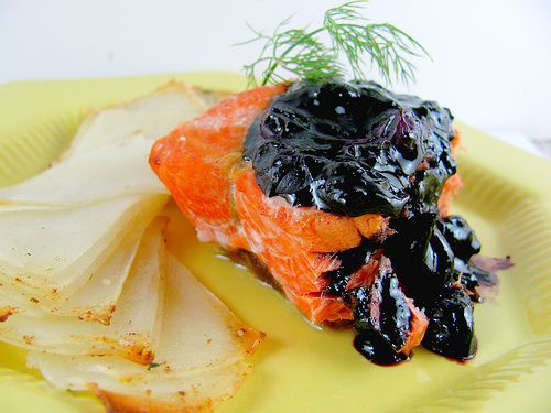 Blueberry Balsamic Salmon