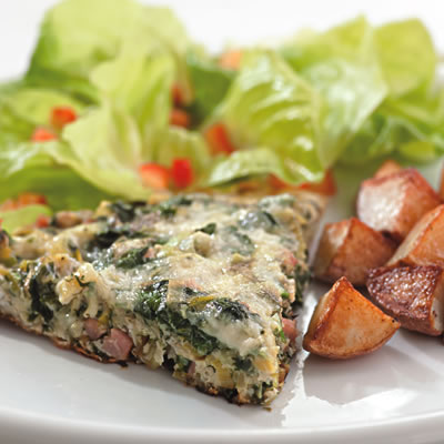 Green Eggs and Ham Frittata