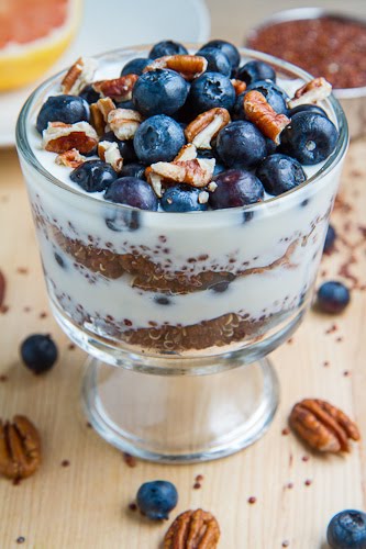 Blueberry Quinoa Parfait