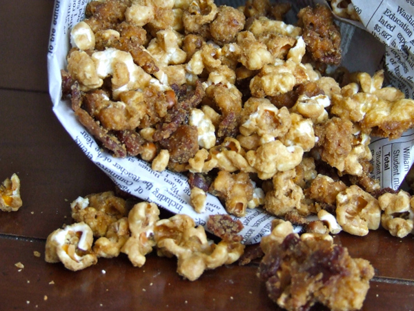 Bacon Bourbon Caramel Popcorn