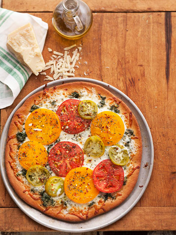 Suncrest Gardens Farm's Pesto Pizza