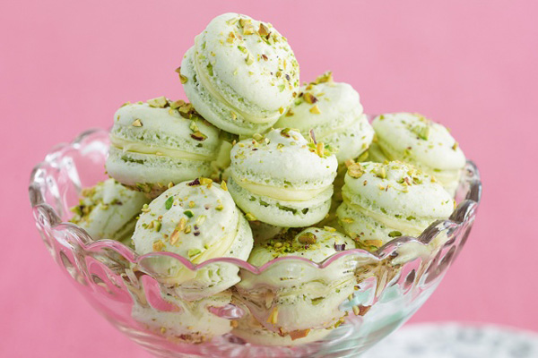 Pistachio Macarons