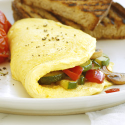 Fresh Vegetable Omelet