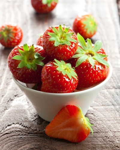 Strawberries...