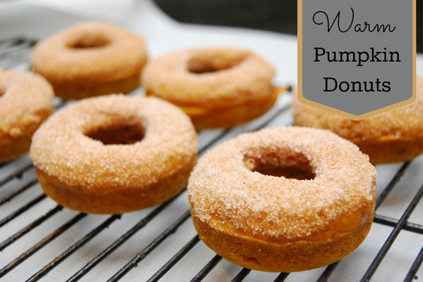 Baked Warm Pumpkin Donuts