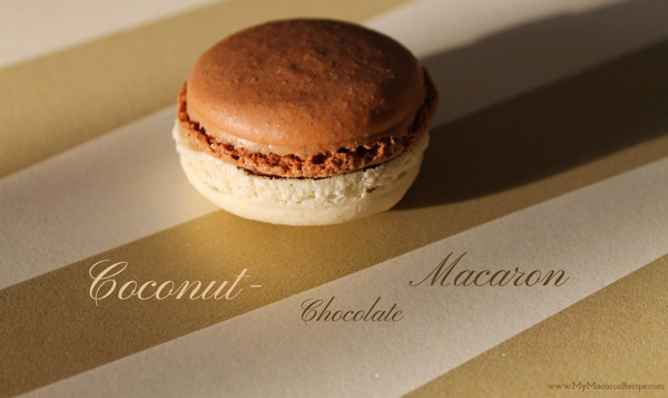 Chocolate-Coconut Macarons