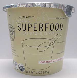 Vigilant Eats Coconut Maple Vanilla Superfood Oat Cereal