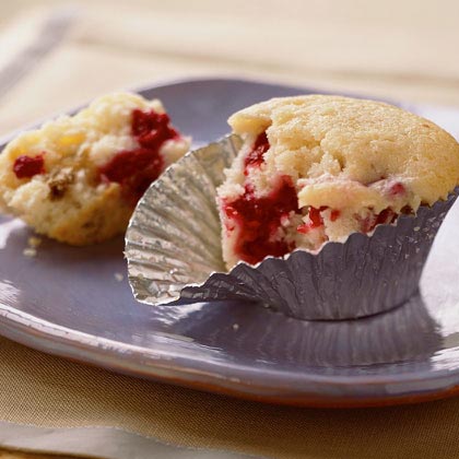 Raspberry Cream Cheese Muffins