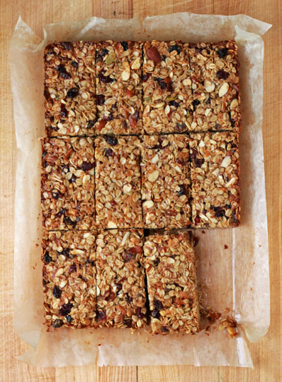 Raw Honey Oat Bars