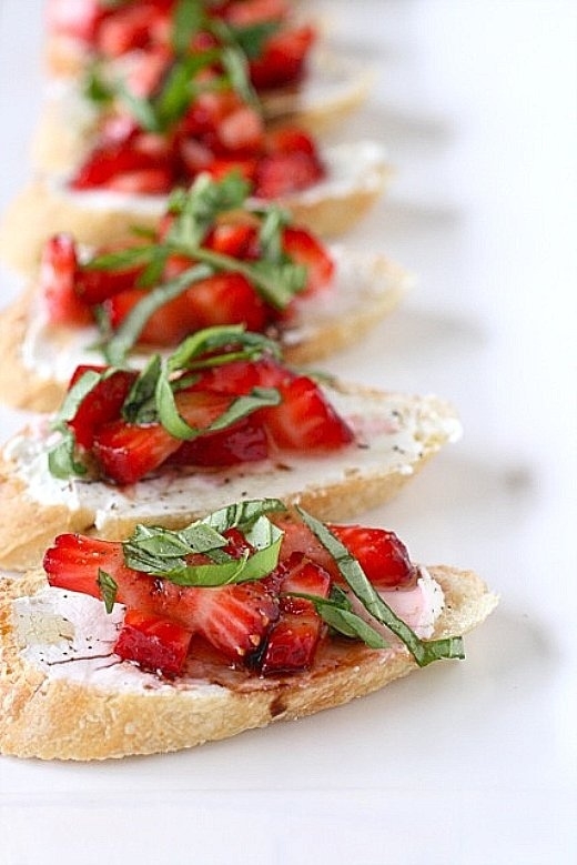 Strawberry Bruschetta