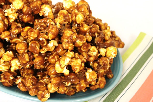 Caramel Coconut Marshmallow Popcorn