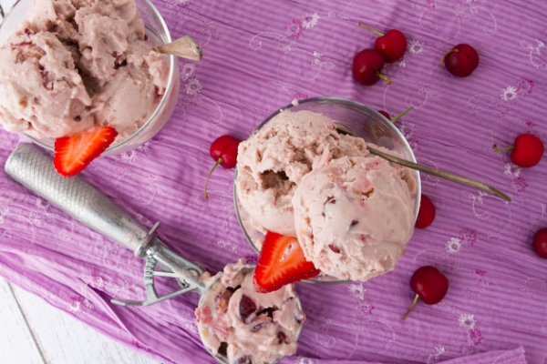 Cherry Chunk Protein Ice Cream