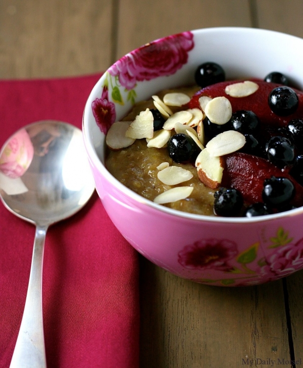 Peanut Butter and Jelly Oatmeal