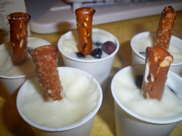 Yogurt Pretzel Pops