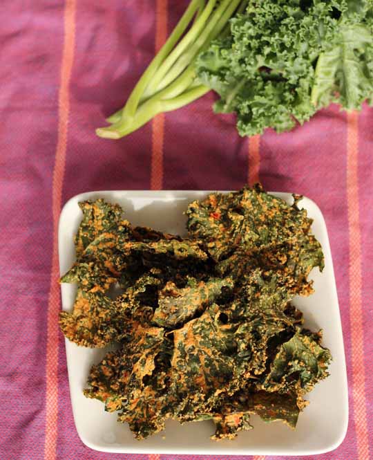 Cheesy Kale Chips