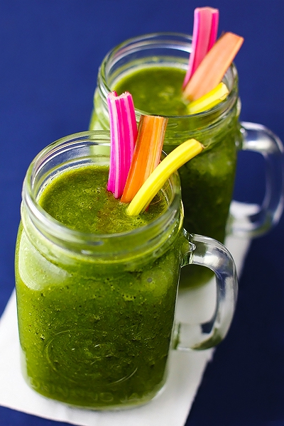 Rainbow Chard Banana Smoothie