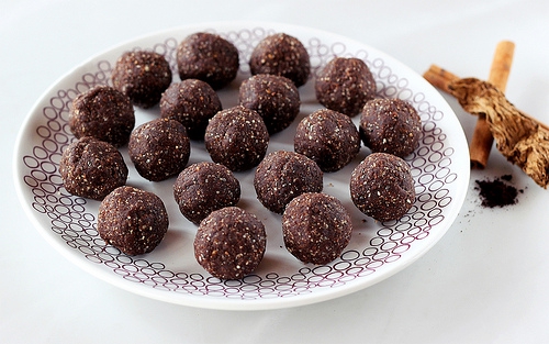 Mexican Mocha No-Bake Cookie Balls