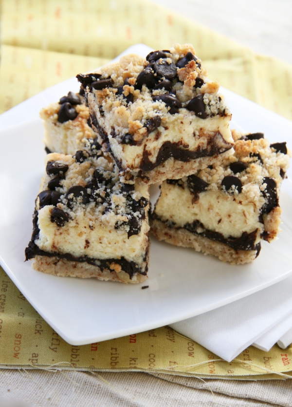 Chocolate Coconut Cheesecake Squares