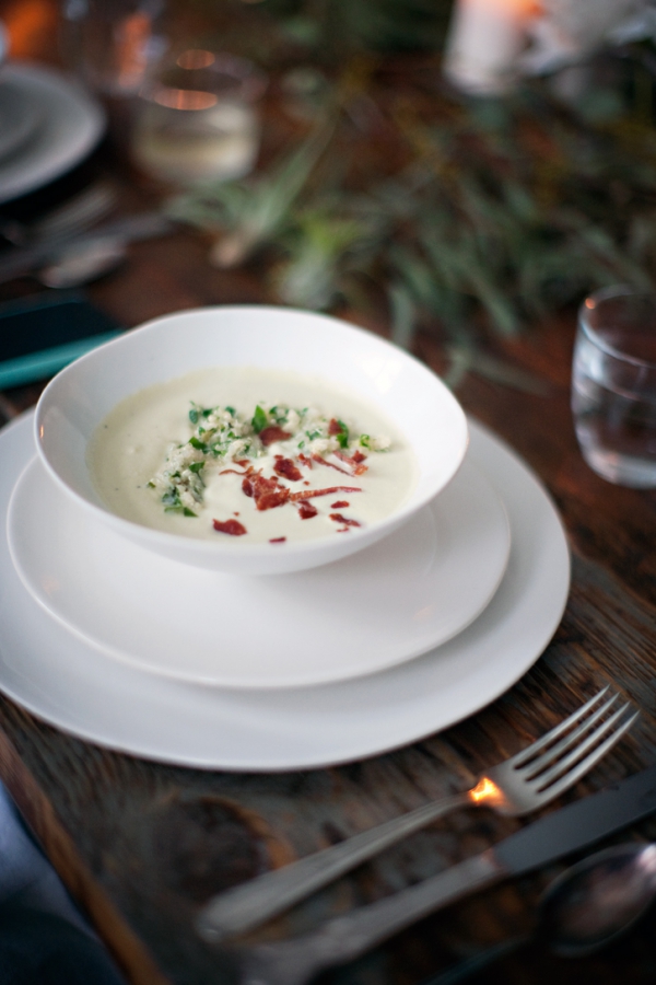 Multiple Personality Artichoke Arugula Soup