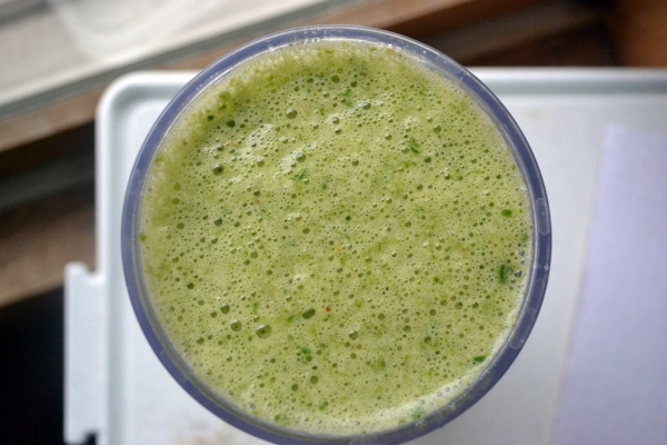 Almond Cafu00e9 Mocha Green Monster Smoothie