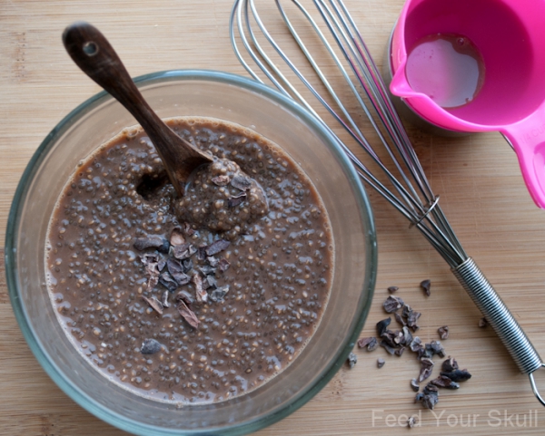 Chocolate Espresso Chia Pudding