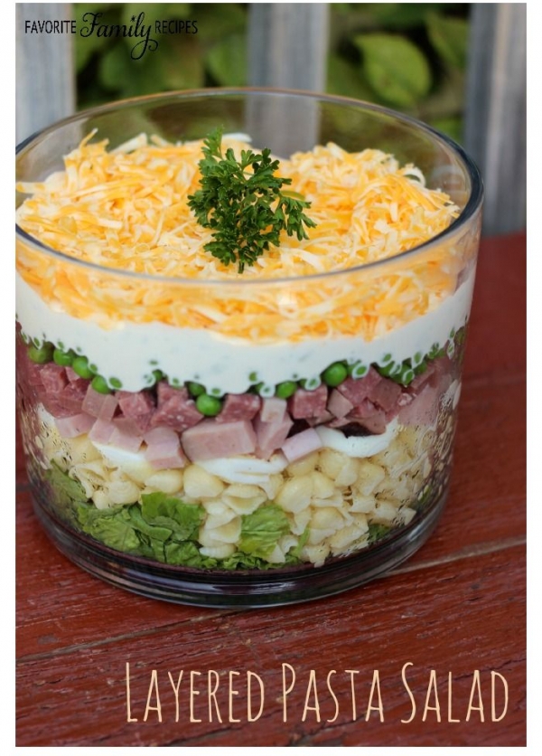 Layered Pasta Salad