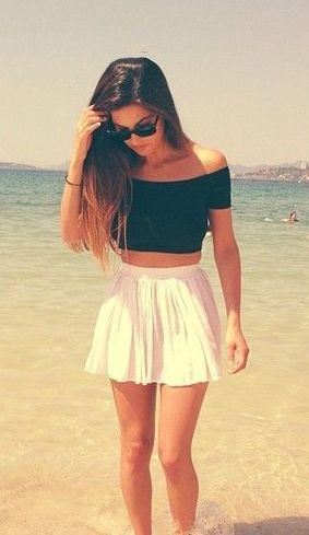 Off-the-Shoulder Crop Top