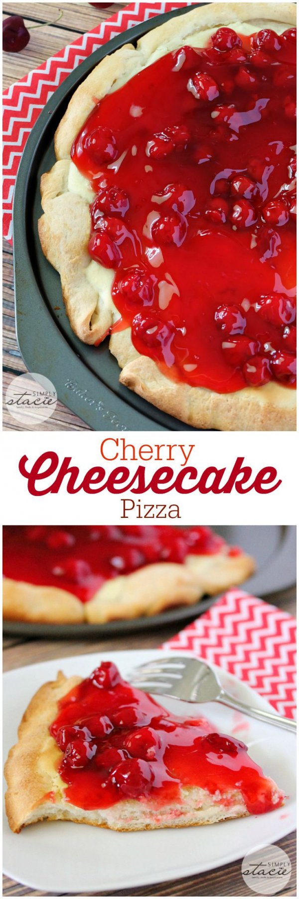 Cherry Cheesecake Pizza