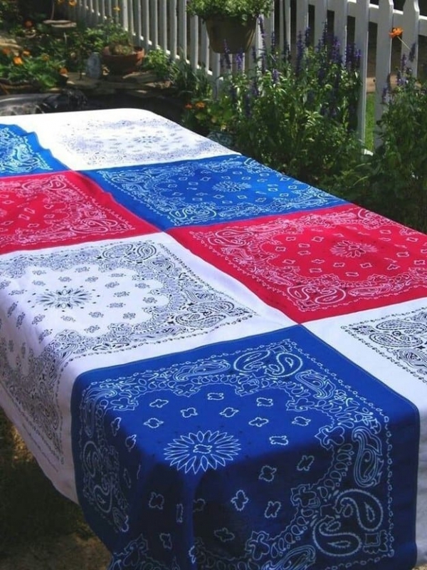 blue, tablecloth, bed sheet, textile, quilt,