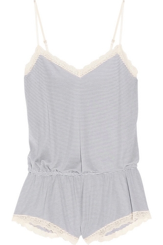 Eberjey Vintage Stripes Jersey Playsuit