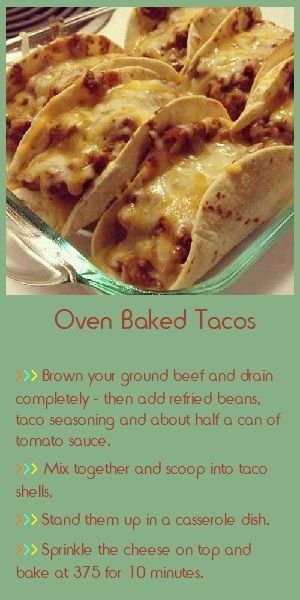 Oven Baked Tacos