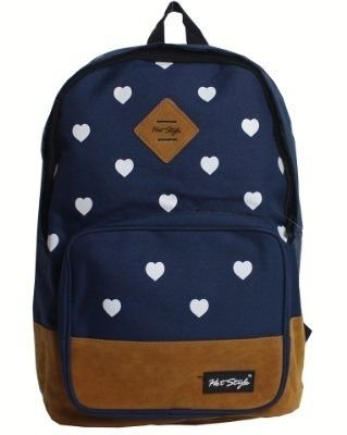 Heart Canvas Backpack