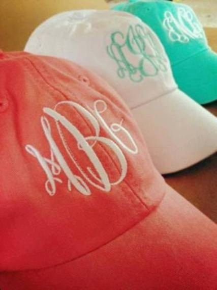 Monogrammed Baseball Cap