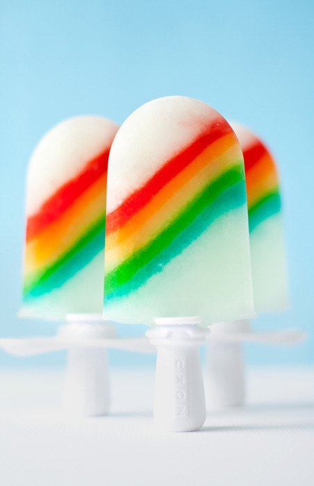 Double Rainbow Quick Pops