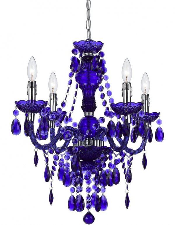 Blue Chandelier