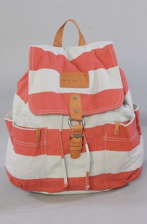 Get Go Backpack in Red Stripe Nixon